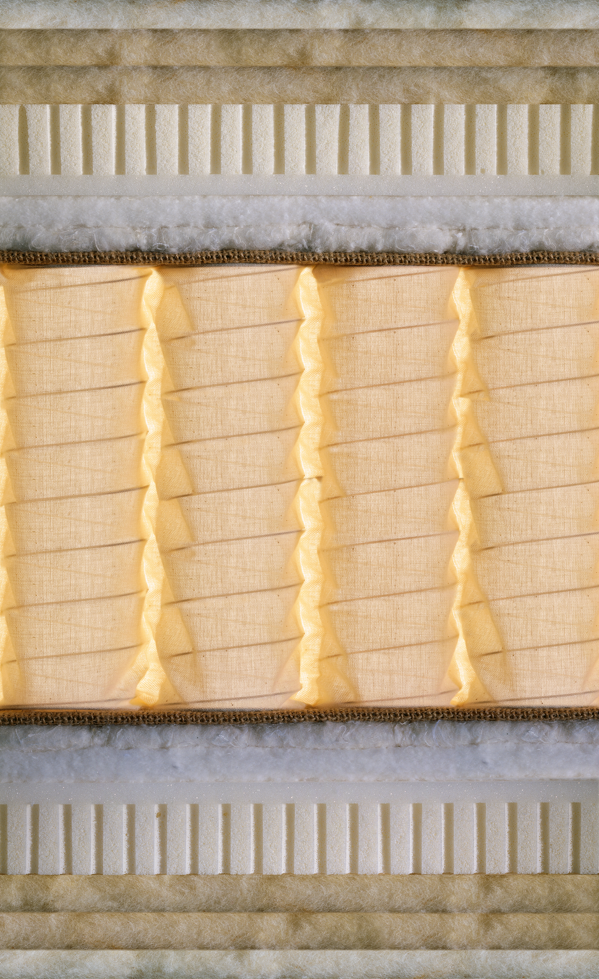 Obermatratzen-Taschenfederkern-Divina-Querschnitt